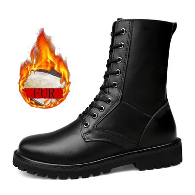 Vīriešu modes tendences Augstas kvalitātes pretslīdes valkājamas potītes Jāšanas alpīnisma tūristu elpojošas ādas melni motociklu zābaki
