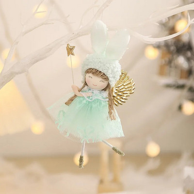 JAUNA Ziemassvētku eņģeļu lelle Jaunais gads Ziemassvētku rotājums mājām Eņģeļu kulons Ziemassvētku rotājums Ziemassvētku dāvana Jaunais gads 2023 Navidad