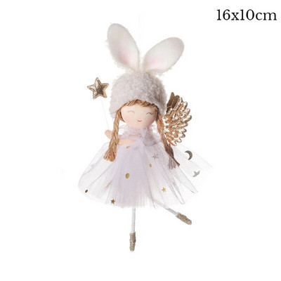 JAUNA Ziemassvētku eņģeļu lelle Jaunais gads Ziemassvētku rotājums mājām Eņģeļu kulons Ziemassvētku rotājums Ziemassvētku dāvana Jaunais gads 2023 Navidad