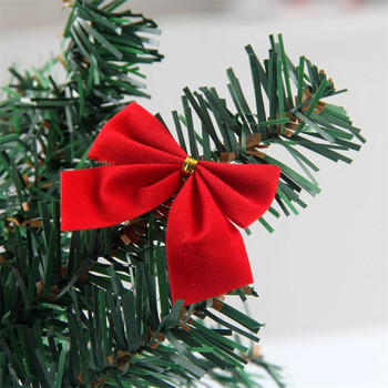 Κρεμαστό κρεμαστό χριστουγεννιάτικο δέντρο 12 τμχ Πολύχρωμοι χριστουγεννιάτικοι μίνι φιόγκοι για στολίδια χριστουγεννιάτικου δέντρου Παιδικά δώρα Χειροτεχνίες