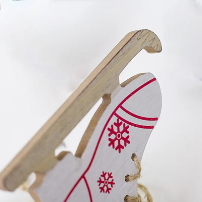 1 ΤΕΜ. Χριστουγεννιάτικα Μίνι Διακοσμητικά Διακοσμητικά για Χριστουγεννιάτικο Δέντρο Χριστουγεννιάτικο Πρωτοχρονιάτικο Δημιουργικό Στολίδι για Ξύλινη Ζωγραφική