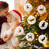 Radošs kulons Ziemassvētku eglītes rotājums Kulons Ziemassvētku eglītes apdare Kulons Ziemassvētku šarms