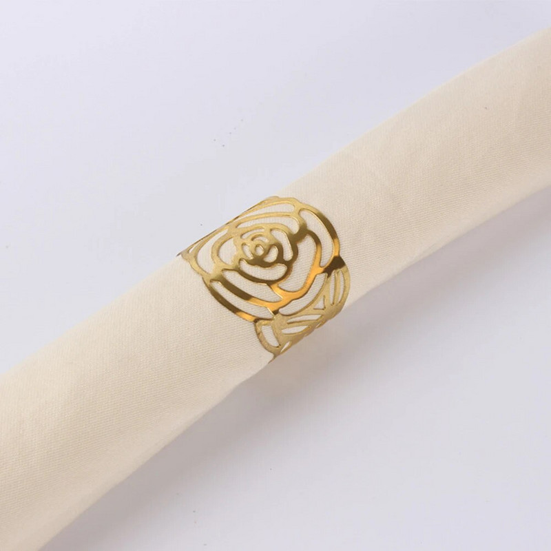 4 τμχ/παρτίδα Εξαιρετικό εστιατόριο ξενοδοχείου υψηλής ποιότητας, αφιερωμένο δαχτυλίδι σερβιέτας δαχτυλίδι στοματικό δαχτυλίδι δαχτυλίδι χαρτοπετσέτας δαχτυλίδι δαχτυλίδι καθίσματος χαρτοπετσέτας