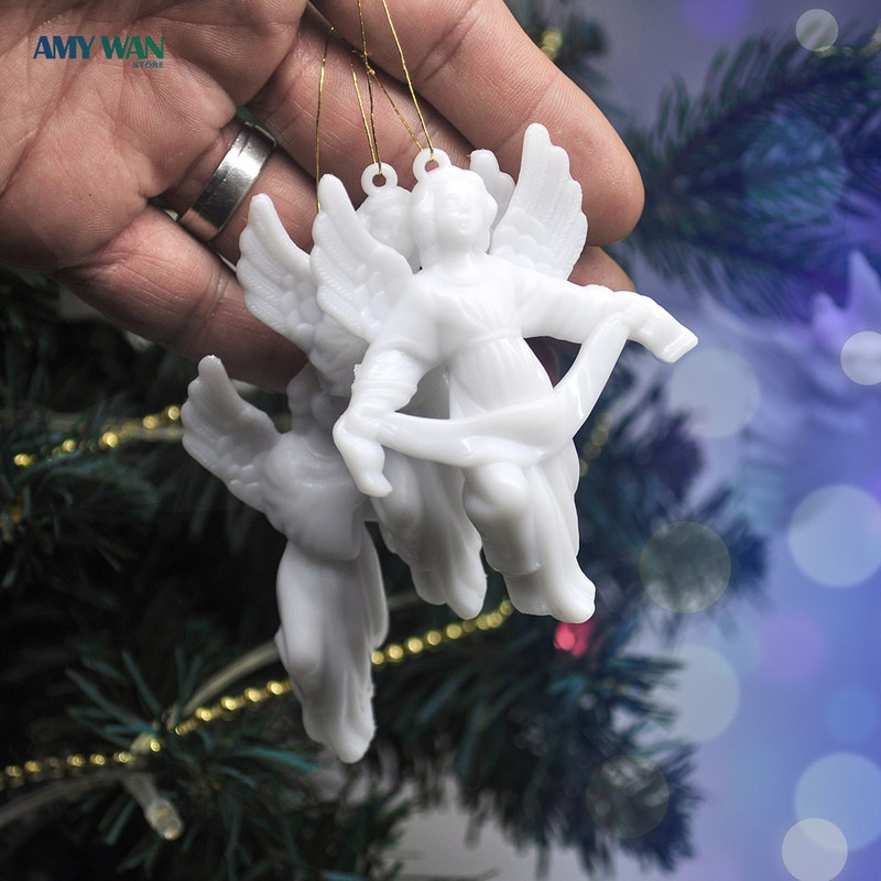 3 τμχ/Σετ Ελάφι Καλάθι Τραβήγματος Μικρή Αλυκή Λευκή Άγγελος Κούκλα Κρεμαστό χριστουγεννιάτικο δέντρο Σπίτι Χριστουγεννιάτικο πάρτι Διακοσμήσεις γάμου Παιδικό δώρο Navidad