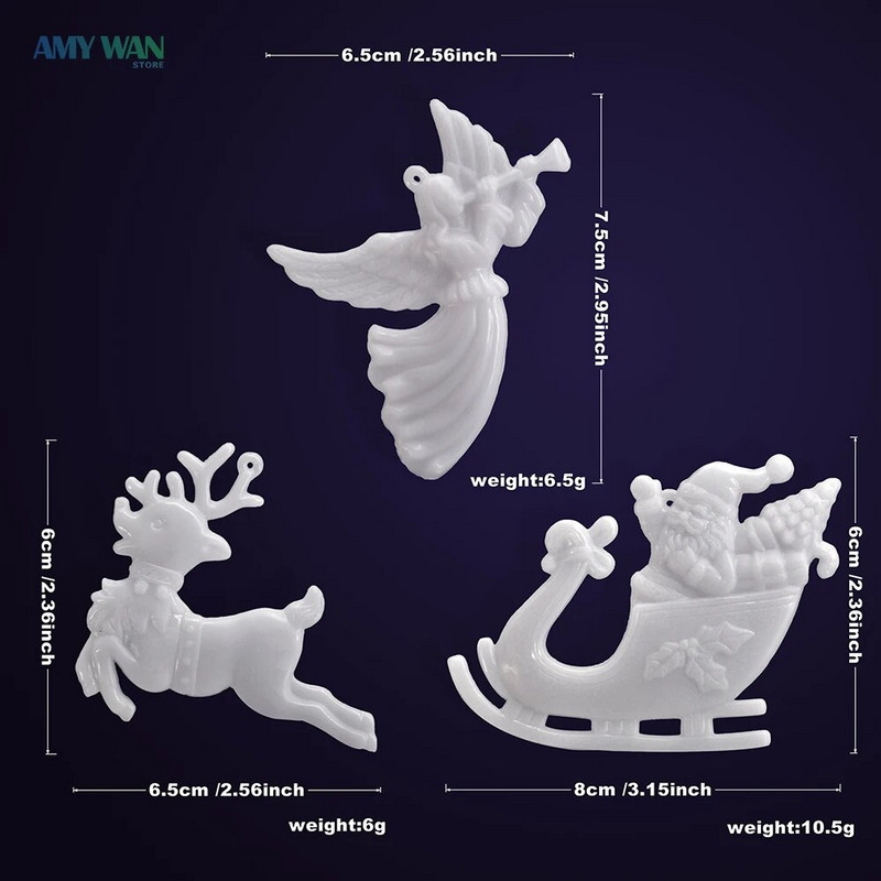 3 τμχ/Σετ Ελάφι Καλάθι Τραβήγματος Μικρή Αλυκή Λευκή Άγγελος Κούκλα Κρεμαστό χριστουγεννιάτικο δέντρο Σπίτι Χριστουγεννιάτικο πάρτι Διακοσμήσεις γάμου Παιδικό δώρο Navidad