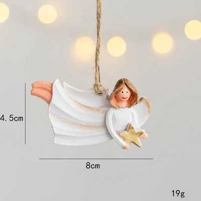 Καλά Χριστούγεννα Ρητίνη Χριστουγεννιάτικο μενταγιόν Άγιος/Άγγελος/Χιονάνθρωπος Διακόσμηση Χριστουγεννιάτικου Δέντρου Χριστουγεννιάτικα στολίδια 2023 Navidad Πρωτοχρονιάτικη διακόσμηση