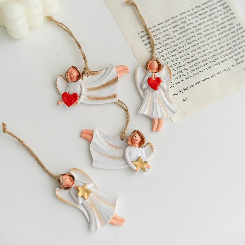 Καλά Χριστούγεννα Ρητίνη Χριστουγεννιάτικο μενταγιόν Άγιος/Άγγελος/Χιονάνθρωπος Διακόσμηση Χριστουγεννιάτικου Δέντρου Χριστουγεννιάτικα στολίδια 2023 Navidad Πρωτοχρονιάτικη διακόσμηση