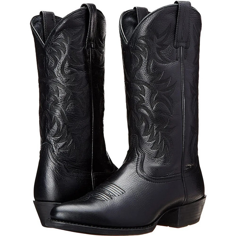 Férfi Női Csizmák lábszárközépig Kézzel készített Retro Western Cowboy Csizmák Szabadidő Alkalmi Loaferek Tornacipők Lovaglócipők Zapatos Hombres unisex