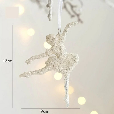 Ziemassvētku sniegpārsla Ziemassvētku eglītes lāses rotājums aļņa kristāla piekarināmais kulons Brieža sniega vainaga piekari Priecīgus Ziemassvētkus Jaungada dekors