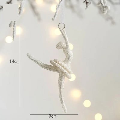 Ziemassvētku sniegpārsla Ziemassvētku eglītes lāses rotājums aļņa kristāla piekarināmais kulons Brieža sniega vainaga piekari Priecīgus Ziemassvētkus Jaungada dekors