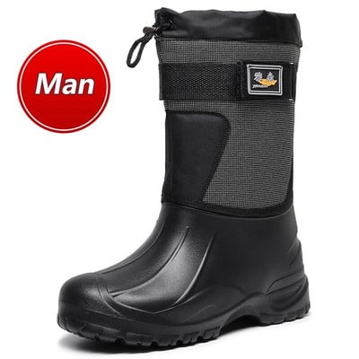 snieginiai batai vyriški neperšlampami vyriški žieminiai batai su kailiu žieminiai batai neslystantys Vyriški batai platforma stori pliušiniai šilti Plius dydis