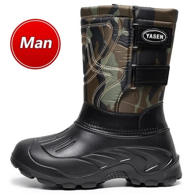 snieginiai batai vyriški neperšlampami vyriški žieminiai batai su kailiu žieminiai batai neslystantys Vyriški batai platforma stori pliušiniai šilti Plius dydis