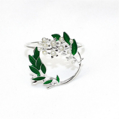 4Gb Bowknot dizaina salvešu gredzeni 5 krāsu loku salvešu gredzenu turētājs kāzu ballītei svētku banketam Ziemassvētku galda dekors ERP53