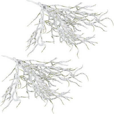 6GAB Mākslīgie augi DIY Ziemassvētku vainags Mājas dekors Kāzu ballīte Dekoratīvie Ziedi Vāze Dekoratīvie puķupodi Viltus PE zars