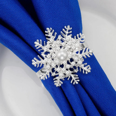 6Gb Rozā zelta salvešu gredzeni Vīnogu salvešu gredzenu turētāji ģimenes svētku vakariņām banketiem kāzu ballīšu galda dekorācijas HWP02