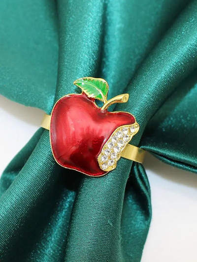 6Gb Ziemassvētku salvešu gredzeni Ziemeļbrieža aļņa salvešu turētāja gredzeni Ziemassvētku Pateicības svētku ballītei Vakariņu galda dekors HWC200