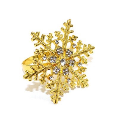 6Gb Ziemassvētku salvešu gredzeni Bell Candy Cane salvešu gredzenu turētāji svētku kāzām Ziemassvētku pusdienu galda dekorēšana ERC31