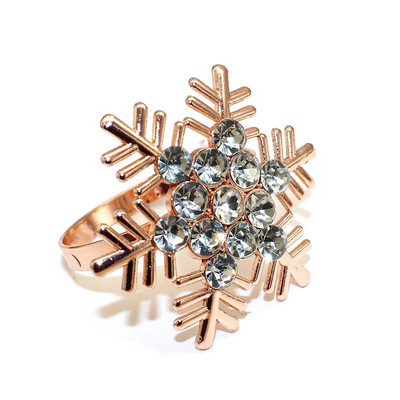 6Gb Ziemassvētku salvešu gredzeni Bell Candy Cane salvešu gredzenu turētāji svētku kāzām Ziemassvētku pusdienu galda dekorēšana ERC31