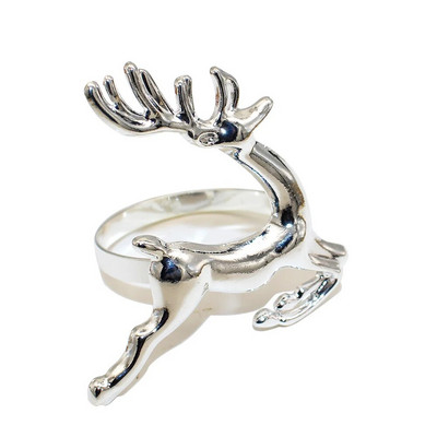 6Gb Ziemassvētku salvešu gredzeni Bell Candy Cane salvešu gredzenu turētāji svētku kāzām Ziemassvētku pusdienu galda dekorēšana ERC31