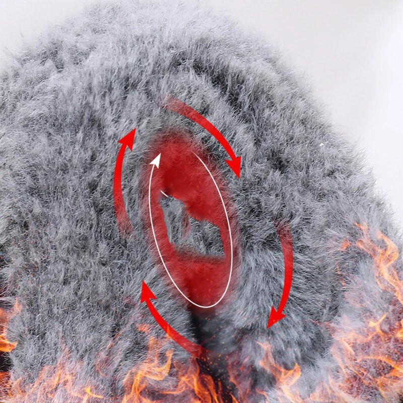 Ανδρικές μπότες Αδιάβροχες μπότες για χιόνι ζεστές γούνες χειμωνιάτικες ανδρικές μπότες βελούδινες μπότες αγκίστρου Αντιολισθητικές δερμάτινες ανδρικές μπότες Pu