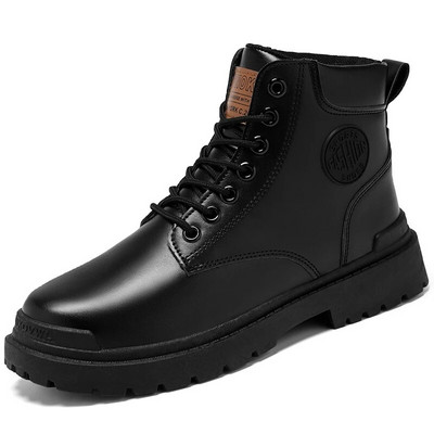 Cowboy Boots Ανδρικά δερμάτινα Martin Boots Work Wear Outdoor Walking Αντιολισθητικά Ανθεκτικά ψηλά παπούτσια πεζοπορίας casual