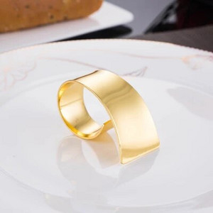 4 X jauns amerikāņu salvešu gredzens no nerūsējošā tērauda 6 stila salvešu turētājs kāzu viesnīcas vakariņu ballīšu dekorēšanai