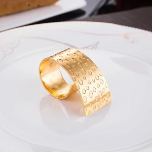 4 X jauns amerikāņu salvešu gredzens no nerūsējošā tērauda 6 stila salvešu turētājs kāzu viesnīcas vakariņu ballīšu dekorēšanai