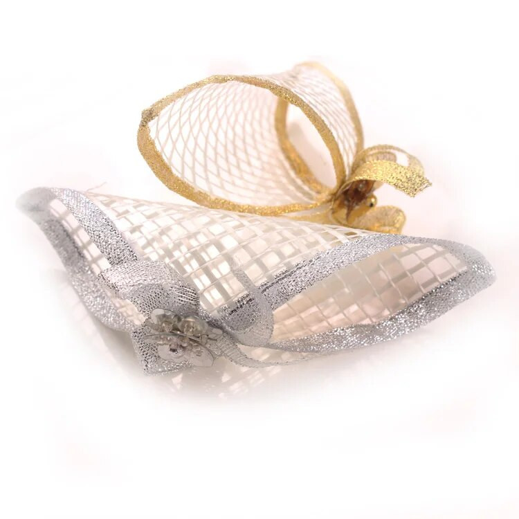 10 X ar rokām darināts salvešu gredzens zelta/sudraba salvešu turētājs kāzu viesnīcas vakariņu ballītei