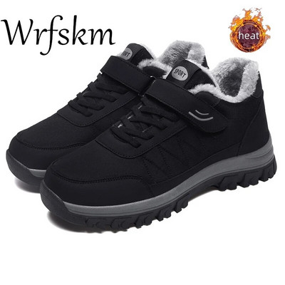 2023. gada ziemas ūdensnecaurlaidīgi vīriešu zābaki Ādas kedas sniega zābaki āra vīriešu pārgājienu zābaki darba apavi ar augstu augšdaļu, neslīdoši puszābaki