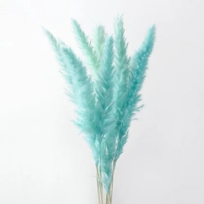 15 бр. Пухкави пампаси Букет от сушени цветя Сватбен коледен декор Естествени фрагмити Бяла тръстика Пампа Бохо скандинавска декорация за дома