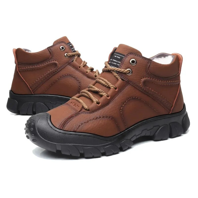 2024 hócsizma kopásálló talpú férfi csizma gyapjú meleg komfort téli sétacsizma csúszásmentes férfi pamut cipő