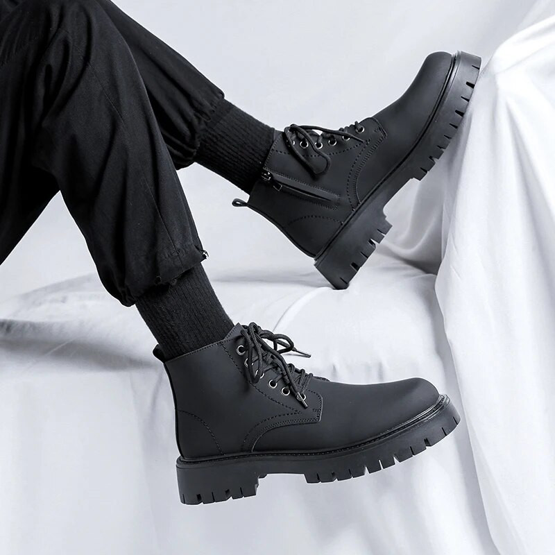 Ανδρικές μπότες επαγγελματικών διαπραγματεύσεων υψηλής ποιότητας, άνετες και ευέλικτες, αντιολισθητικές και ανθεκτικές στη φθορά