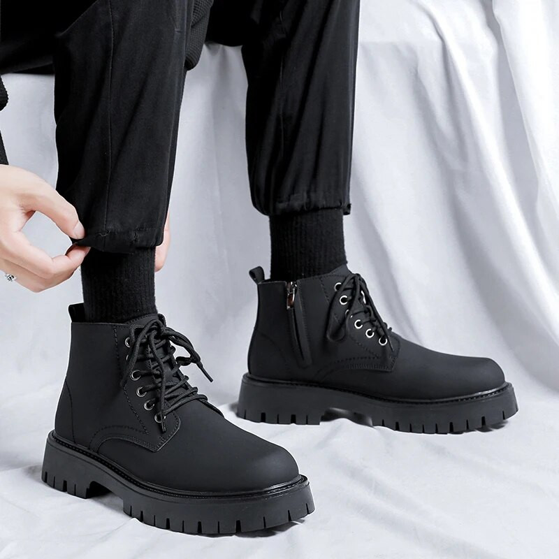 Ανδρικές μπότες επαγγελματικών διαπραγματεύσεων υψηλής ποιότητας, άνετες και ευέλικτες, αντιολισθητικές και ανθεκτικές στη φθορά