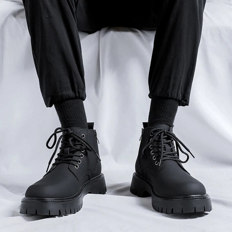 Ανδρικές μπότες επαγγελματικών διαπραγματεύσεων υψηλής ποιότητας, άνετες και ευέλικτες, αντιολισθητικές και ανθεκτικές στη φθορά