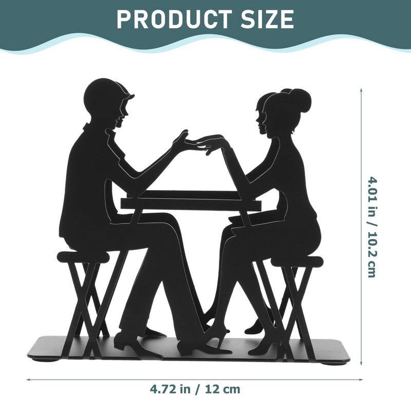 Sebpapír tároló állvány Asztali szalvéták Állványtartó Papír Fém Tartók Kovácsoltvas Nagy Lovers Bar