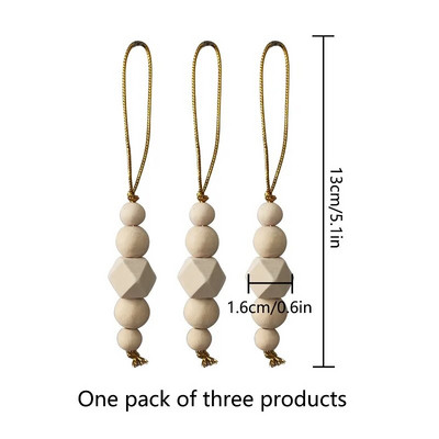 3 tk puidust helmed käsitsi kootud loomingulised jõulupuu kaunistused jõulukaunistused ripatsid koju