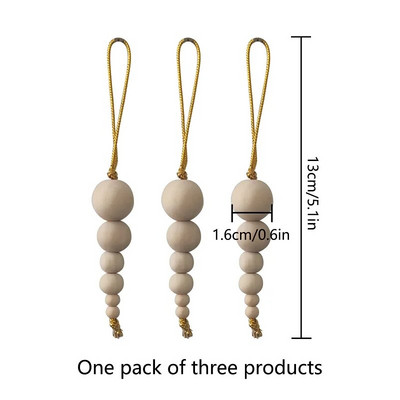 3 tk puidust helmed käsitsi kootud loomingulised jõulupuu kaunistused jõulukaunistused ripatsid koju