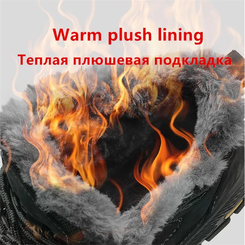 Talvised meeste ehtsast nahast poolsaapad Meeste ärisaapad Mood soojad õuesaapad Veekindlad nahast kingad