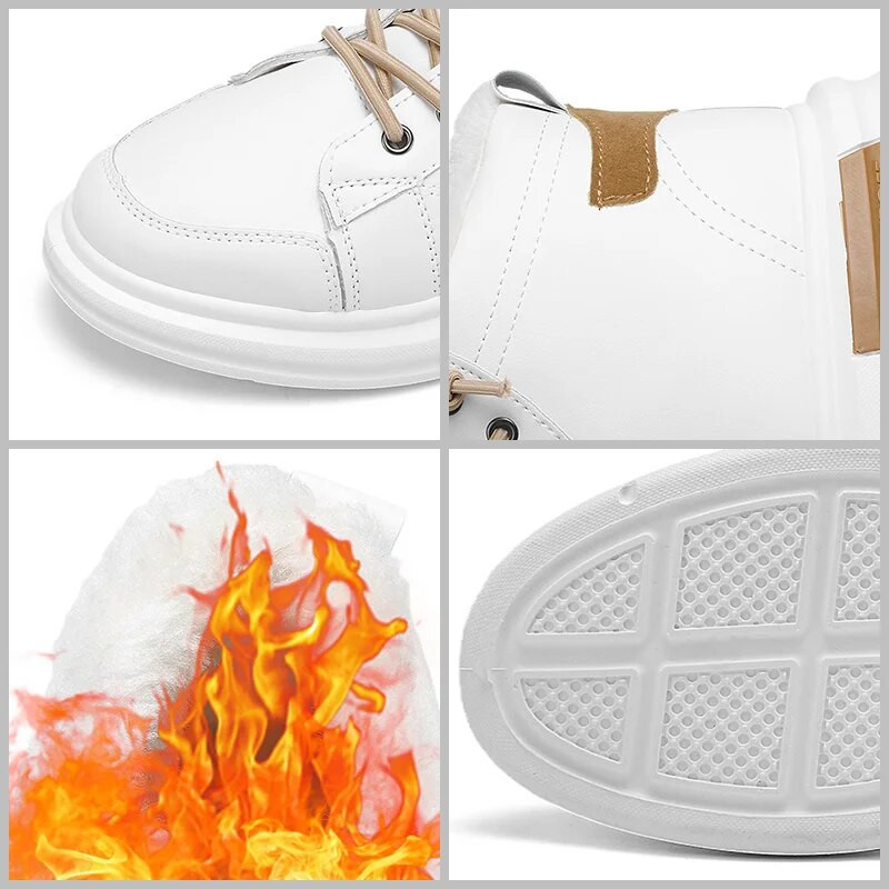 2022. gada ziemas zābaki vīriešiem vīriešu kedas PU augšdaļa, silti, ērta iekšpuse, gumijas zole Modes vīriešu ikdienas apavi Zapatillas Hombre