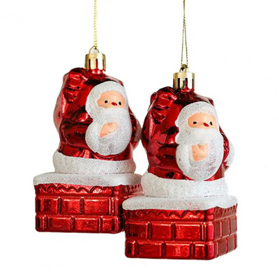 Izuzetan božićni ukras Božićni ukras Djeda Mraza Izvrsna krafna od gljiva Božićno drvce u obliku Djeda Mraza