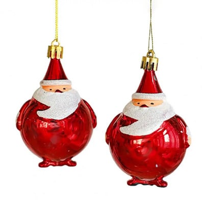 Izuzetan božićni ukras Božićni ukras Djeda Mraza Izvrsna krafna od gljiva Božićno drvce u obliku Djeda Mraza