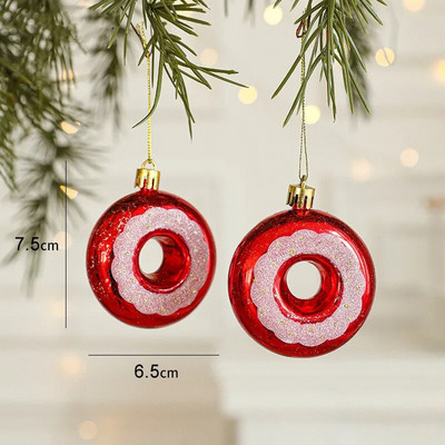 2tk Punane jõuluauto kommid sõõrikuehted Jõulupuu Roo rippuvad ripatsid Jõulupeo kaunistused Uusaasta kingitus Navidad