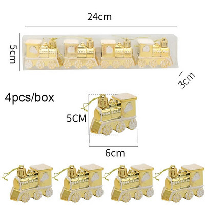 Χριστουγεννιάτικες διακοσμήσεις σπιτιού 2023 4 τμχ/κουτί Ζωγραφισμένο νερό σταγόνα καραμέλα Χιόνι Σπίτι Χριστουγεννιάτικο Δέντρο Κρεμαστό Πρωτοχρονιάτικο Χριστουγεννιάτικο πάρτι