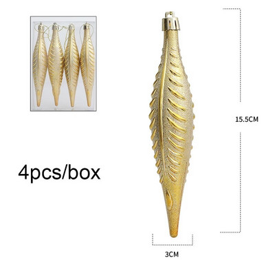 Χριστουγεννιάτικες διακοσμήσεις σπιτιού 2023 4 τμχ/κουτί Ζωγραφισμένο νερό σταγόνα καραμέλα Χιόνι Σπίτι Χριστουγεννιάτικο Δέντρο Κρεμαστό Πρωτοχρονιάτικο Χριστουγεννιάτικο πάρτι