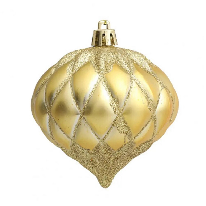 3 τεμάχια/Κουτί με λεπτή υφή Πλαστική διάταξη σκηνικών Στήριξη Γυαλιστερές μπάλες χριστουγεννιάτικων δέντρων σετ στολιδιών Χριστουγεννιάτικα πάρτι προμήθειες