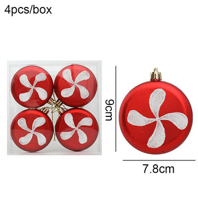 Ziemassvētku eglītes kulons, 4 gab