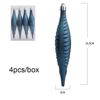 Ziemassvētku eglītes kulons, 4 gab