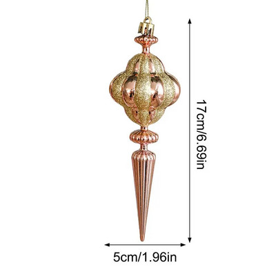Ziemassvētku kulonu rotājumi Ziemassvētku eglītes gliemežnīcas sniegavīra formas rotājumi mazs kulons 2gab Svētku ballītes rotājumi