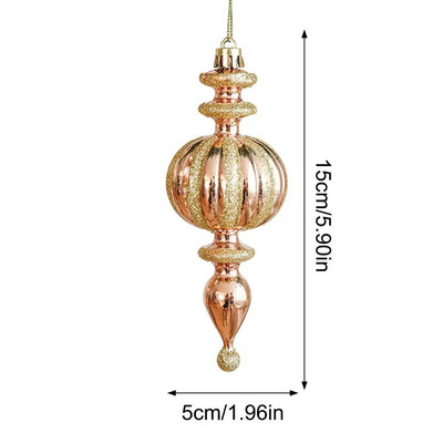 Ziemassvētku kulonu rotājumi Ziemassvētku eglītes gliemežnīcas sniegavīra formas rotājumi mazs kulons 2gab Svētku ballītes rotājumi