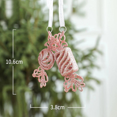 Ziemassvētku eglītes tauriņa rotājums Mājas Ziemassvētku ballīte Balts zvans kulons Kāzu rotājums Bērnu dāvana Ziemassvētku dekors